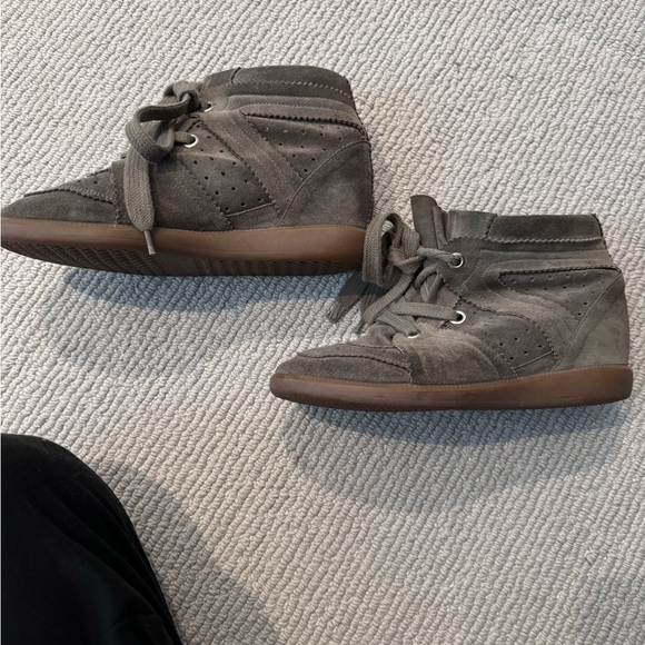 Isabel marant designer platform sneakers size 39 European (size 8 US) - Picture 2 of 5